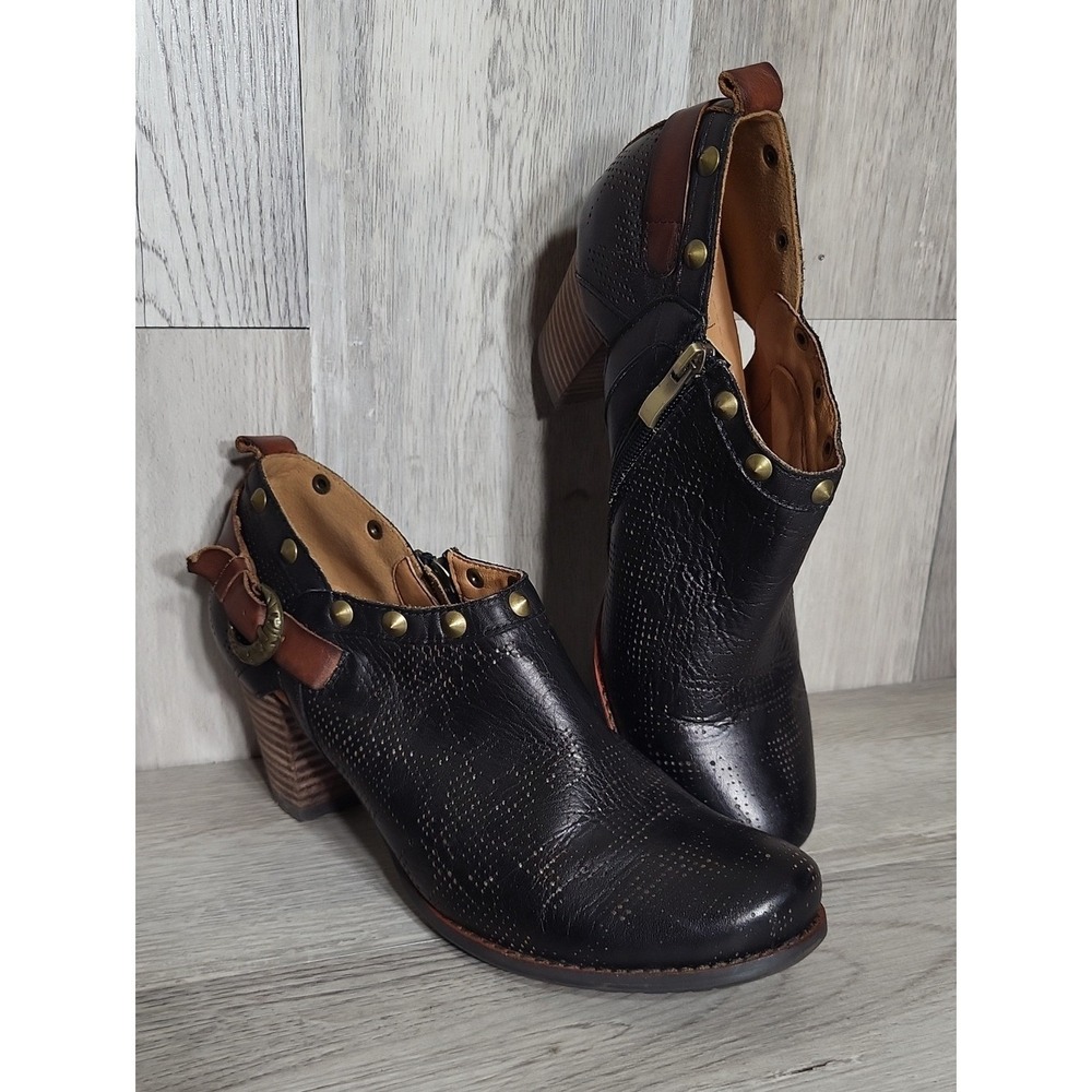 L'Artiste by Spring Step Kacie Ankle Booties Womens EU 40 Leather Studded